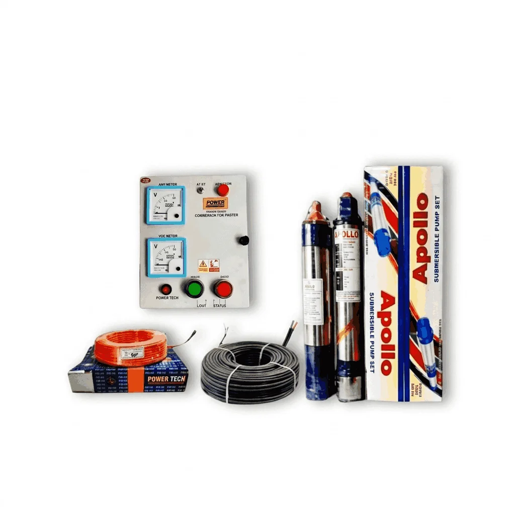 1 Hp Oil Field Single Phase 4 Inch Submersible Pump Set