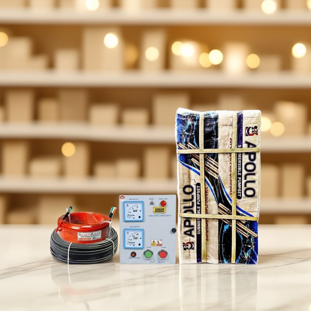 1 Hp Oil Field Single Phase 4 Inch Submersible Pump Set