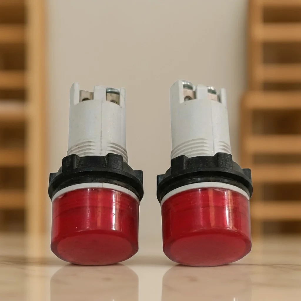 Red Colour Neon Light Bulb Panel Indicator Lamp (pack of 20 pcs)