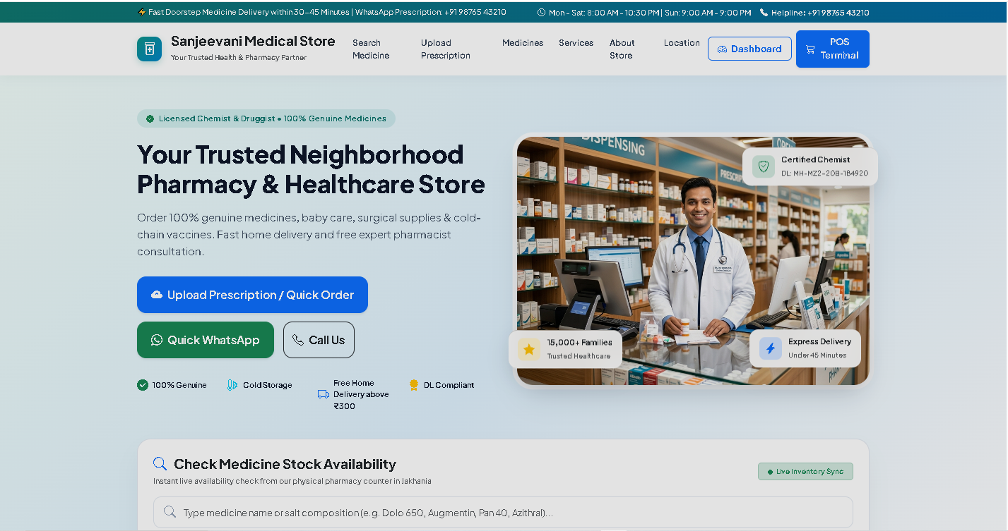 PharmaDesk – GST Pharmacy ERP / Medical Store Management Software